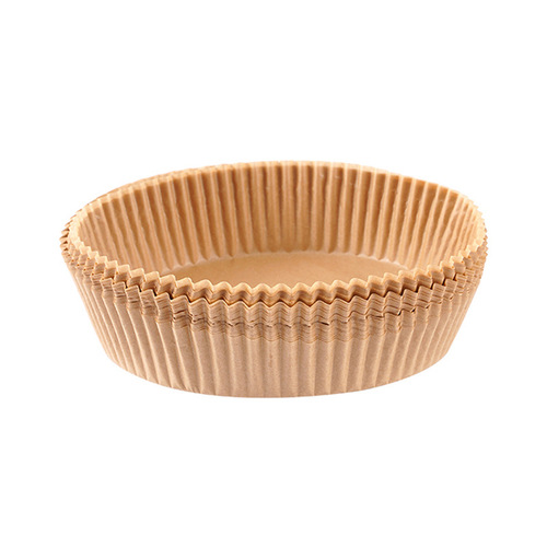 Air fryer oil-proof paper plate round oil-absorbing paper baking silicone paper pad square paper tray food-grade oven special