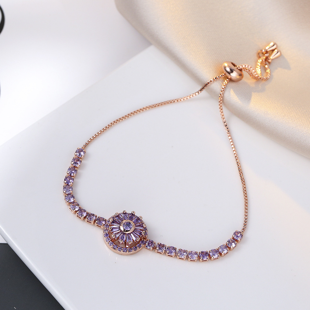 Set di gioielli in acciaio titanio da donna stile coreano zircone_voghion.com