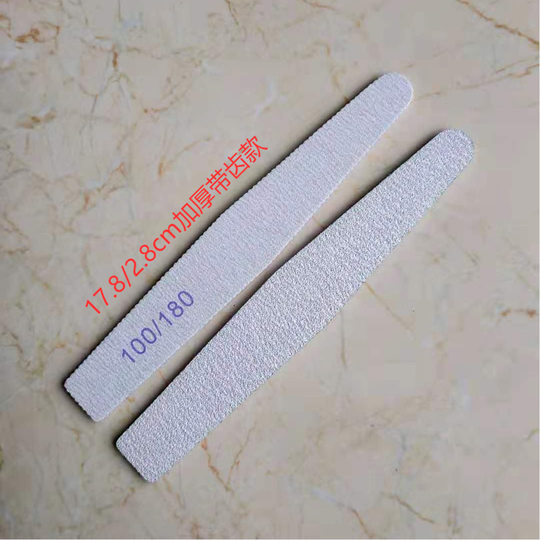 Factory long-term spot 100/180 Diamond gray sand beauty makeup repair tools double-sided polished nail file