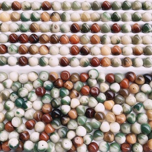 Factory wholesale garlic large intestine jade material Duobao flower skin sugar heart red skin beads beads beads beads beads bodhi root