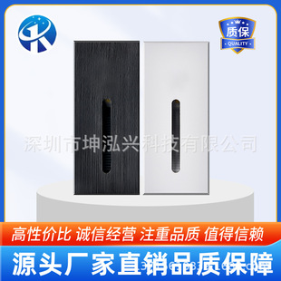 Stair Step Light, Vertical Embedded Aluminum Wide Pressure-Sensing Corridor Floor Corner Light, Led Indoor