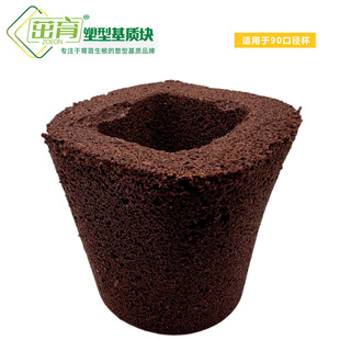 Charcoal Cotton Substrate Seedling Cups, Sponge Planting Cups, Special for Soilless Cultivation of Succulents and Orchids, Hydroponics and Soilless Cultivation