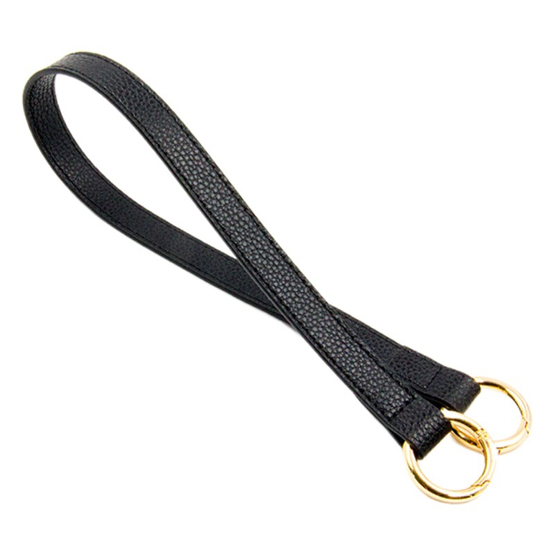 1 # correa de Bolso Negro hombres y mujeres bolsa Correa accesorios mango correa de mano correa de bolsa corta