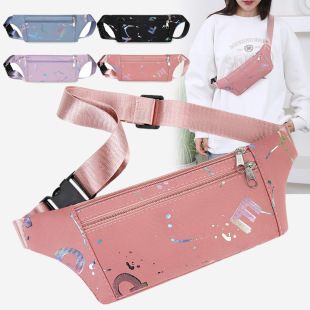 Waist bag women's multi-functional belt waterproof wear-resistant sports running close-fitting phone bag Women's Outdoor Leisure chest bag men