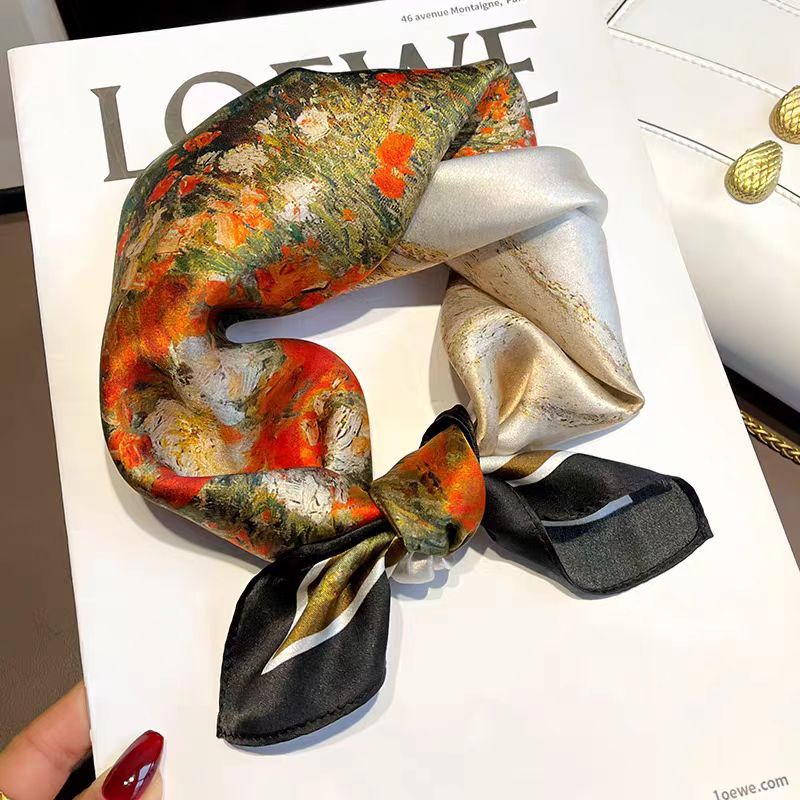 High-end Ladies' Small Square Handkerchief