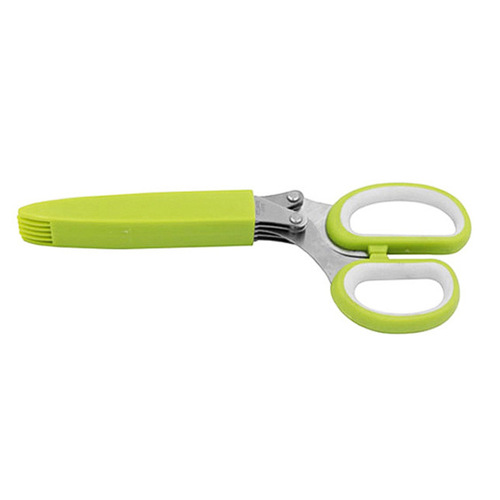Manufacturer wholesale multi-purpose five-layer scissors Household multi-layer onion scissors five-layer scissors for shredded food