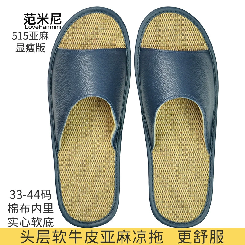 Тапочки из натуральной кожи (первый слой мягкой воловьей кожи) для весны и лета, подходят для всех сезонов, для дома, для использования в помещении, унисекс, нескользящие, с мягкой подошвой, дропшиппинг.