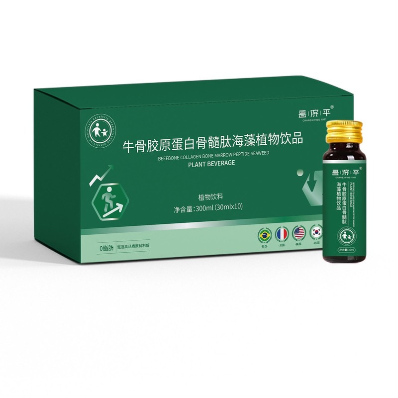 Changjiping 牛骨コラーゲン骨髄ペプチド海藻植物ドリンク植物ドリンクソース工場ドロップシッピング|undefined