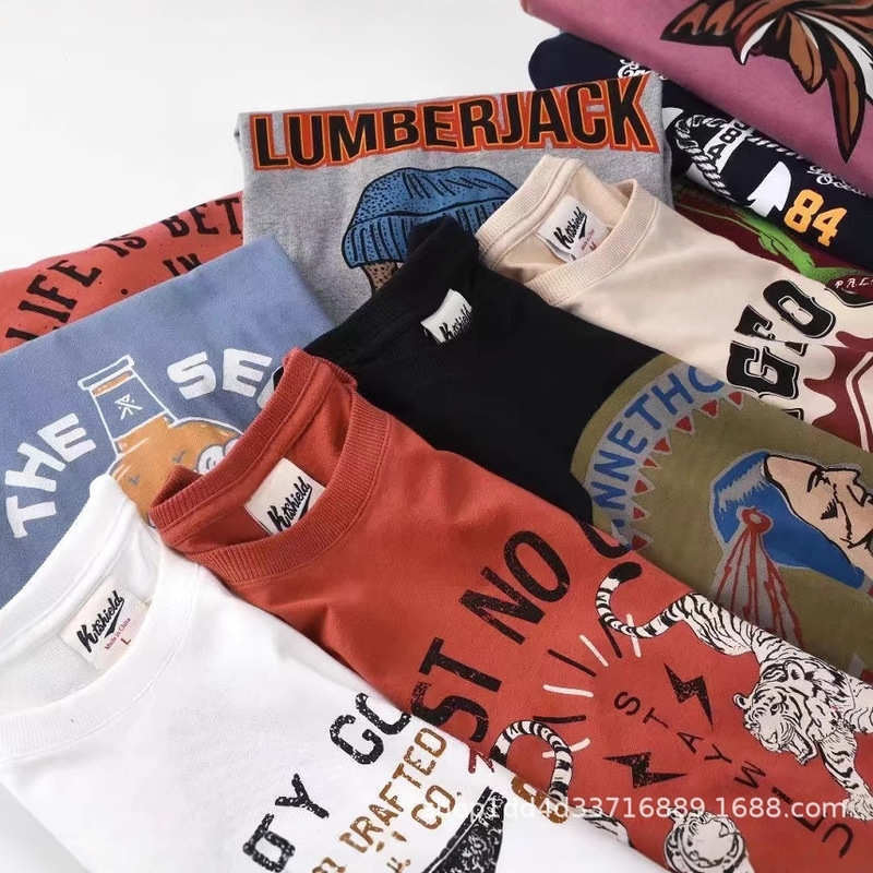 メーカー数元卸売露店紳士服半袖Tシャツ春夏新作メンズ半袖Tシャツトップス韓国版人気スタイル|undefined