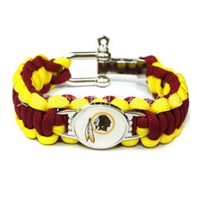 32NFL橄榄球队手链户外救生手链Washington Redskins bracelet