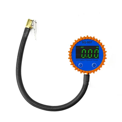 Gauge Electronic Digital Display Large – Air pressure gauge/tire pressure gauge - orange-green-light-display