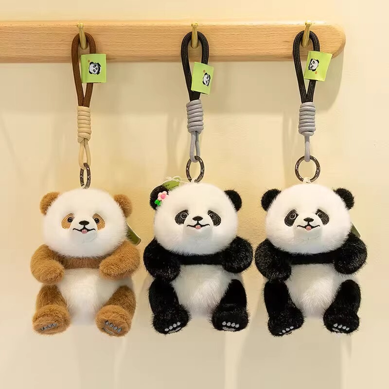 New Panda Hanhan Seven Flowers Small Plush Toy Children's Doll Boutique Keychain Backpack Hanging Ornaments New Panda Hanhan Seven Flowers Small Plush Toy Children's Doll Boutique Keychain Backpack Hanging Ornaments
