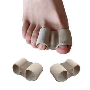 New Elastic Double-Hole Toe Separator, Thumb Separator, Large Foot Bone Elastic Toe Cover, Thick Style