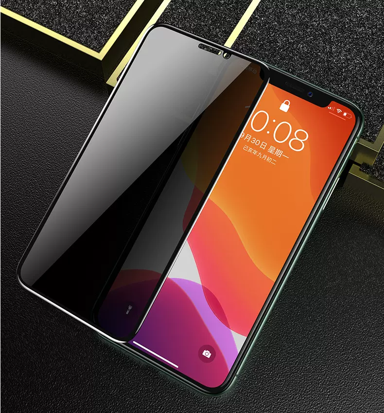 防窥膜9D钢化膜 苹果手机膜适用苹果iPhone11 12max苹果13钢化膜