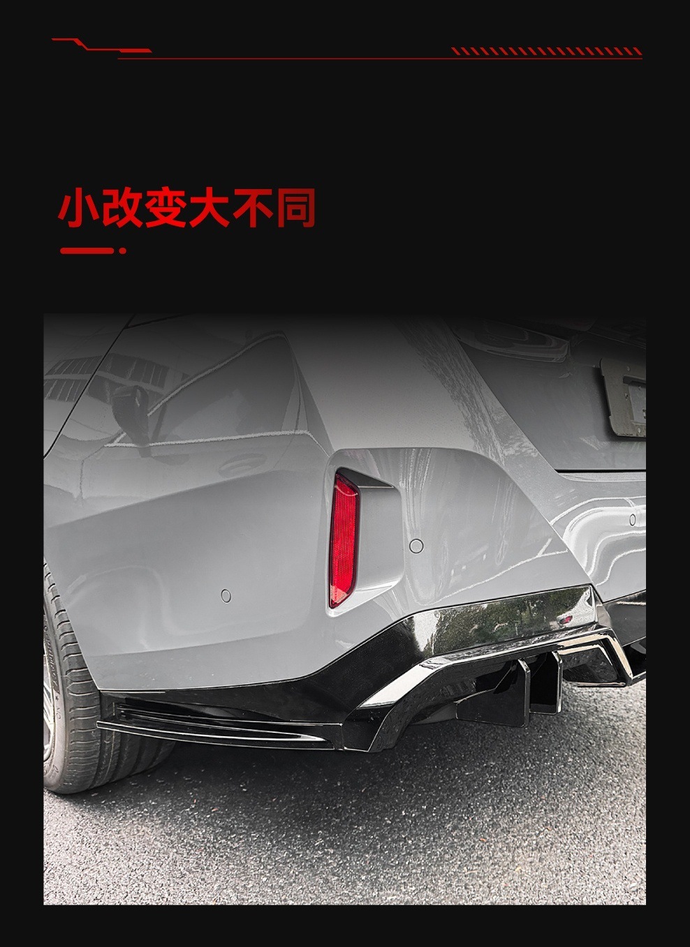 Applicable to 2024+ Domestic Version Bmw 5 Series I5 G68 Mp Model Rear Lip Spoiler Cross-Border Modification Parts