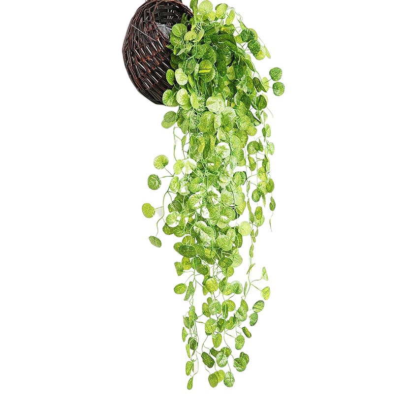 Dufu simulación rábano verde patata dulce uva Begonia sandía pared colgante flor falsa ratán flor decorativa hotel restaurante Flor de techo