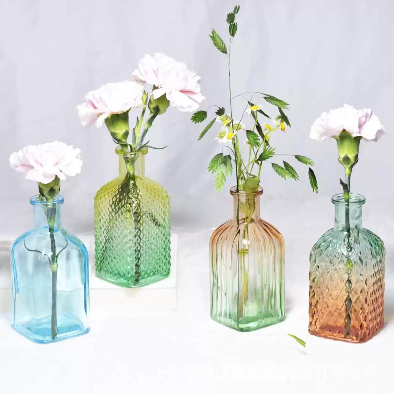 Творческая стеклянная ваза сетка красный премиум смысл воды цветы розы ваза ваза обеденный стол столовая гостиная столовая ледник украшения