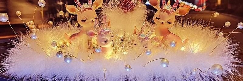 High-end car interior decoration accessory 2026 model, "Safe Journey" dashboard goddess deer new car air freshener