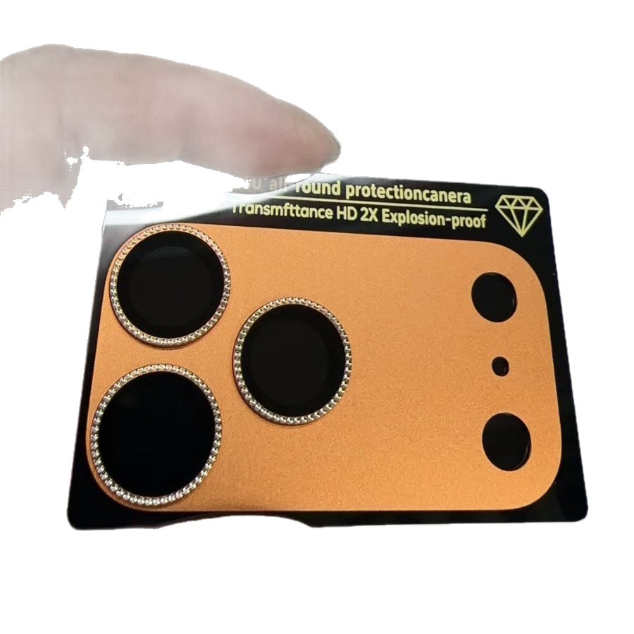 Aplicable a Apple 17Promax AR grabado película de lente de diamante iphone 17pro una armadura flash gafas de diamante