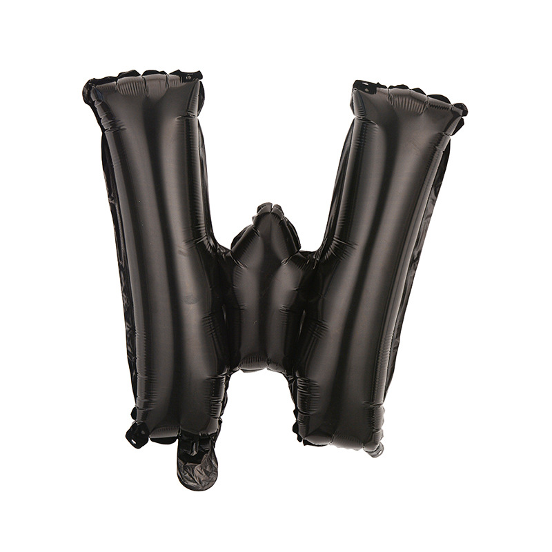 Estilo americano Delgado 16 pulgadas inglés carta globo pequeño tamaño A- Z cumpleaños boda habitación decoración aluminio película globo al por mayor