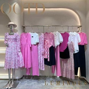 25 Chun Jia Renyuan Withdraws Cabinet Brand Inventory Tail Goods Clearance Discount Women's Wear Wholesale Physical Store Live Supply