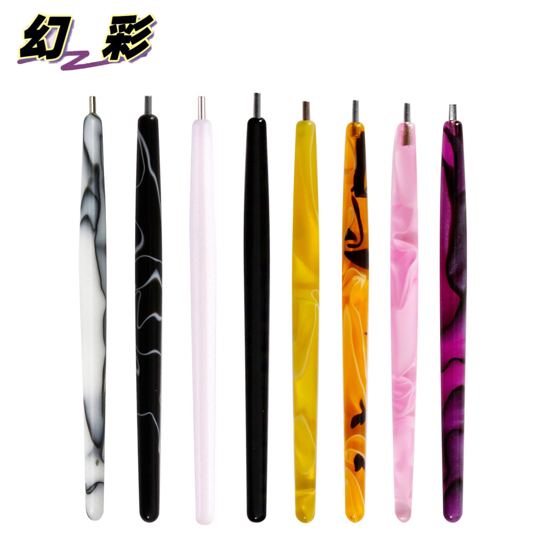 Manicure Supplies 3D Acrylic Cat Eye Glue Magnetic Pen DIY Tool Strong Magnet Pen Suction Ball Pen Factory Direct Sale