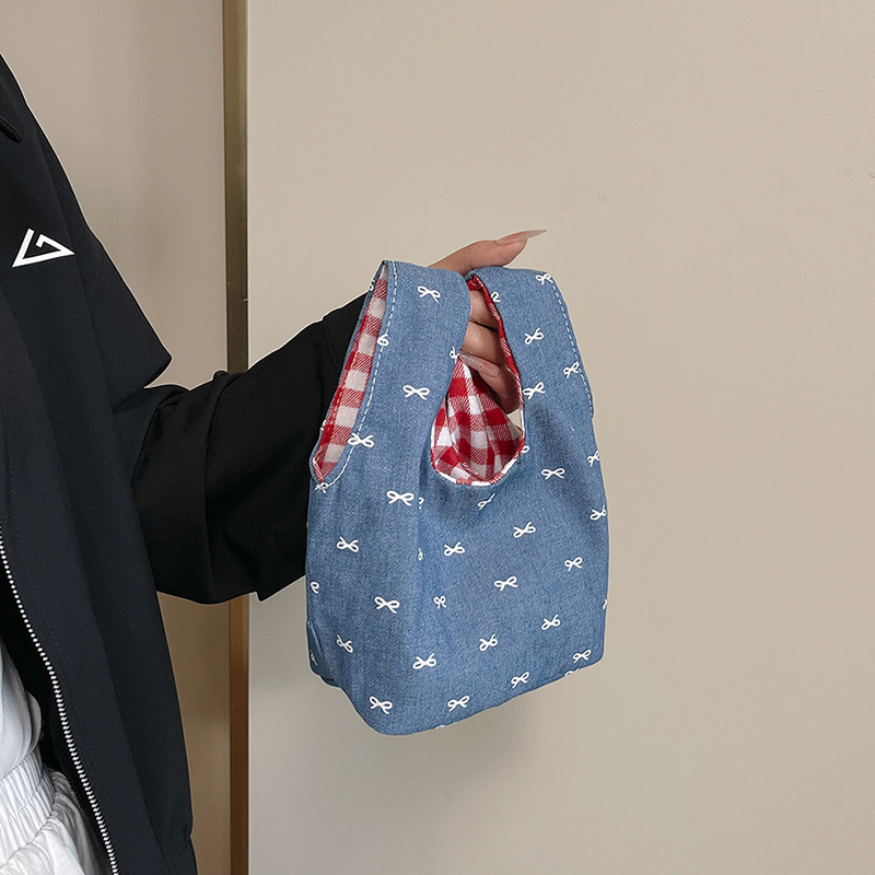 かわいい新型カウボーイ通勤刺繍バッグ携帯収納外出衝突色手提げバッグ卸売り|undefined