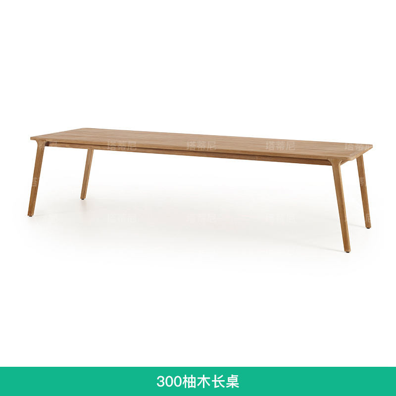 Mesas y sillas para exteriores, balcón de patio de villa, muebles de teca y ratán, terraza acristalada, jardín exterior, juego de sillas de ratán de madera maciza. image 11