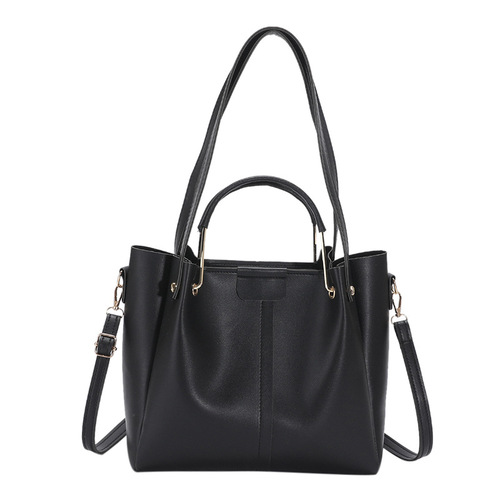 Retro niche design portable large-capacity bag for women  new trendy and versatile commuting crossbody tote bucket bag
