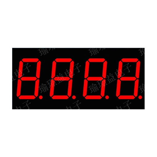 LED digital tube 0.36 inch four-digit red digital tube 3461AS/BS static constant light inlaid digital tube