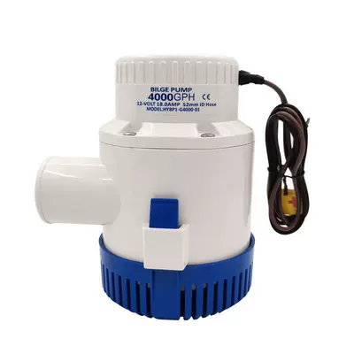 Sump Pump 12V/24V Large Flow Pump 3000/3500/3700/4000Gph Rv Water Pump Pumping Water (Avtomobil ehtiyat hissələri)