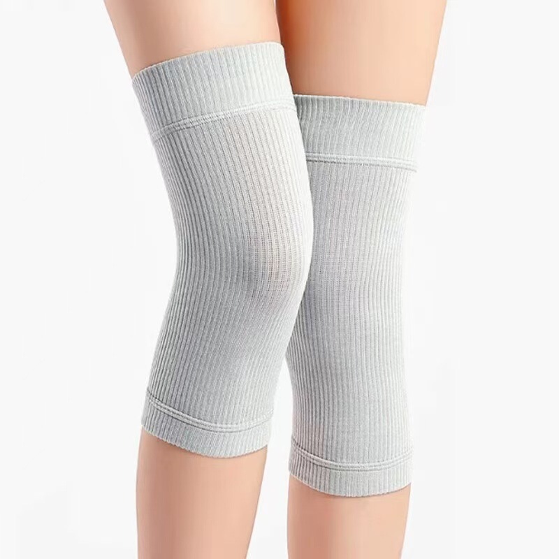 女性用膝パッド、自宅で暖かく保つ、冷えた足を保護する、膝を寒さから守る、ニット通気性のあるメンズスポーツ膝パッド、オールシーズン対応|undefined