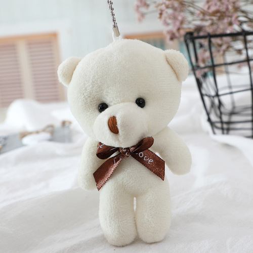 Teddy Siamese Bear Doll Bear Bear Doll Keychain Pendant Plush Toy Doll Teddy Bear Doll