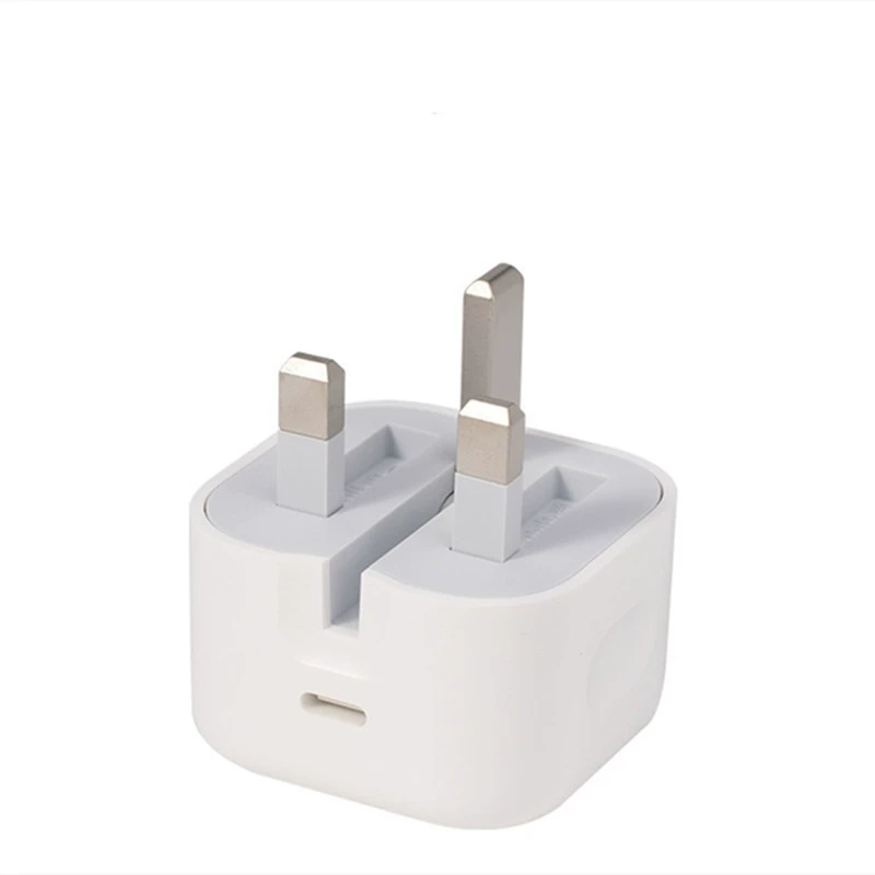 Подходит для зарядного устройства Apple, британское зарядное устройство 20Вт быстрая зарядка, европейский стандарт, адаптер питания быстрой зарядки для iPhone