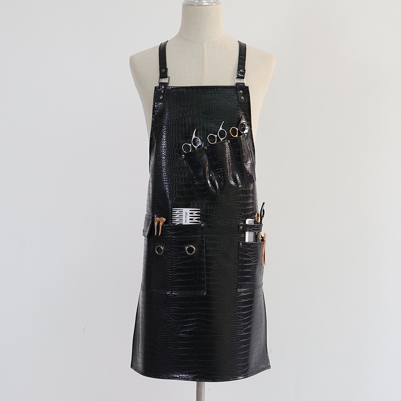 Piel de cocodrilo negro P1