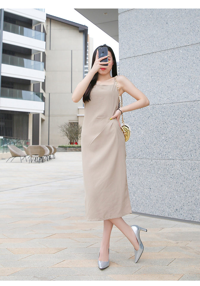 Giày cao gót nữ mũi nhọn gót vuông miệng nông kiểu Pháp thanh lịch, gót 3–6 cm — Màu bạc, Màu hồng, Màu mơ, Màu trắng chi tiết 15