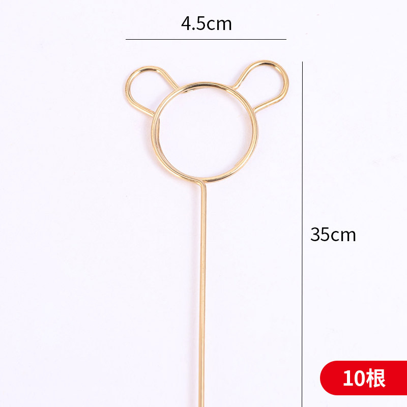 Pinza de tarjeta de felicitación de metal estilo ins, inserto de tarjeta, inserto de ramo, decoración de material de embalaje de flores, inserto de flores de metal de bricolaje