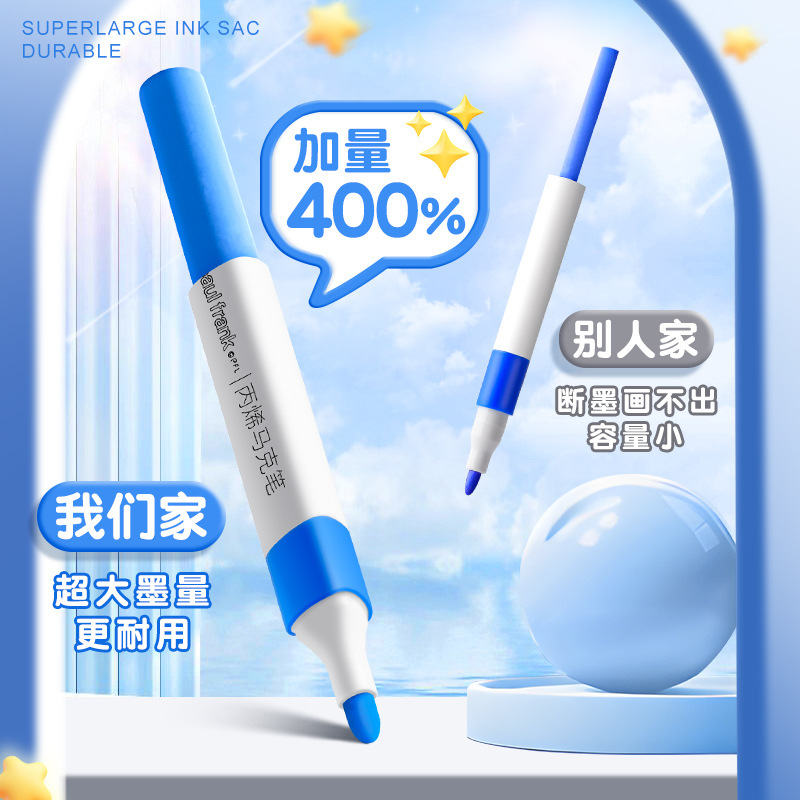 Auténtica boca grande pinza de pinza de vinilo pinza de pintura pinza de pintura para niños estudiantes impermeable secado rápido no es fácil de descolorar