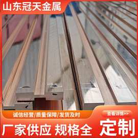 T2紫铜排红铜扁方条纯铜板片接地导母线镀锡激光折弯打孔加工