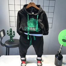 童装男童春秋套装2024新款婴儿童春秋季休闲三件套宝宝帅气衣服潮