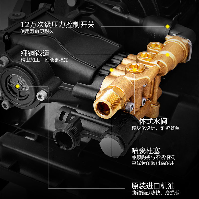ドイツカハhd5/13商用洗車機ハイパワー高圧洗浄機ポンプ洗車水銃工業洗浄|undefined