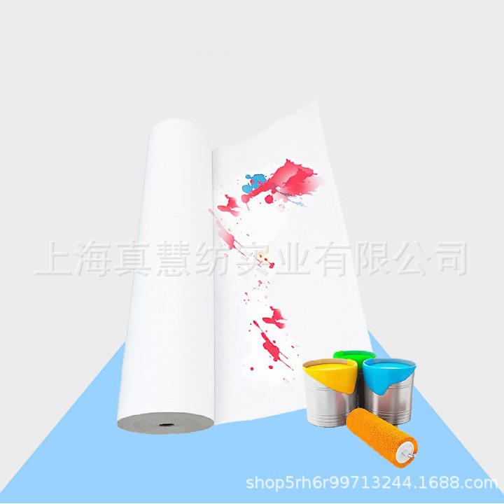 厂家批发覆膜防水防滑地毯PE淋膜无纺布装修地板保护垫油漆毯