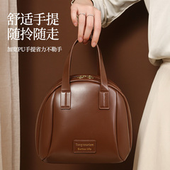 2023新款貝殼化妝包簡約時尚手拎包女士小包包化妝品洗漱用品收納