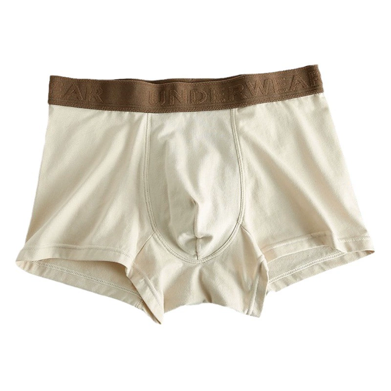 2086 мужское нижнее белье из чистого хлопка 50S, мужские боксеры, цвет Майяр, высококачественные боксеры для мальчиков