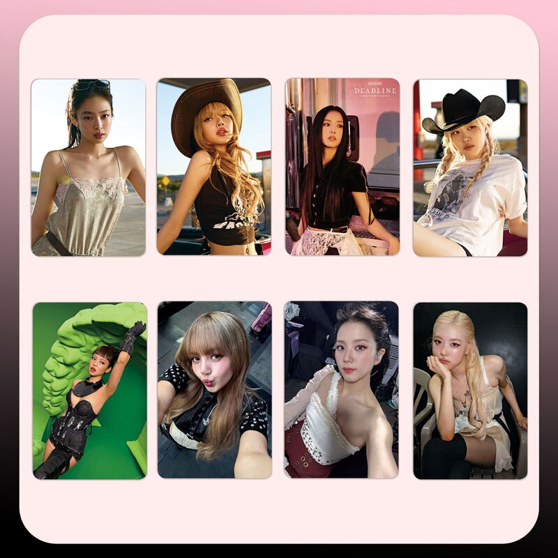 BlackP粉墨巡演周边照片卡 智秀JISOO ROSE新曲JUMP周边小卡|undefined