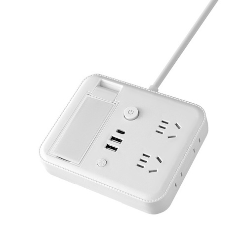 Home High Power USB Multi-Function Power Strip with Night Light Converter Socket Phone Wireless Charging Cord Organizer