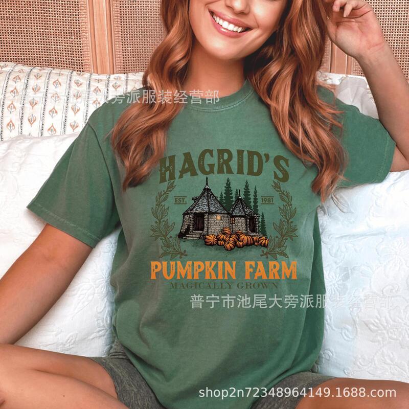 Cross-border Foreign Trade Pumpkin Farm Sweatshirt Magic Wizard Pumpkin Shirt Halloween Pumpkin Long Sleeve Hot Figure