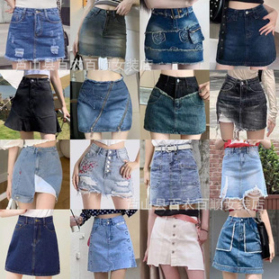 Wholesale of new women's denim skirts ��Ůʿţ�ж�ȹ�F؛���l