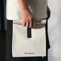 高級感牛皮紙袋簡約雪花酥牛軋糖餅乾打包袋時尚烘焙點心包裝袋