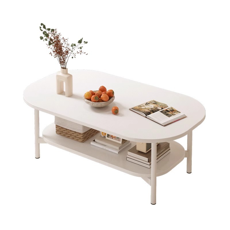 Mesa de té de viento de crema simple y moderna sala de estar creativa sofá mesa pequeña popularidad en línea simple mesa de té